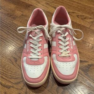 Women's Gola Pink and White Sneakers